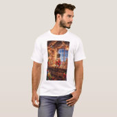 Cozy Christmas Nutcracker Toy Workshop T-Shirt (Vorne ganz)