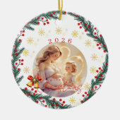 Cozy Christmas Ornaments Keramik Ornament (Vorne)