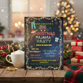 Cozy Christmas Pajama Bash | Festive Family Postkarte