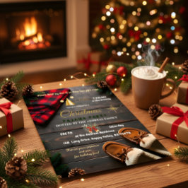 COZY CHRISTMAS PAJAMA JAM EINLADUNG