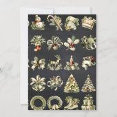 Cozy Christmas Pajamas Party Funny Rustic Einladung (Rückseite)