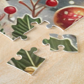 Cozy Christmas Reindeer in a Winter Wonderland Puzzle (Seite)