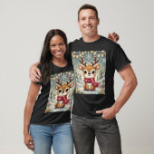 Cozy Christmas Reindeer in a Winter Wonderland T-Shirt (Unisex)