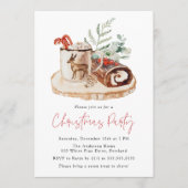 Cozy Christmas Sweet Treats Christmas Party Einladung (Vorderseite)