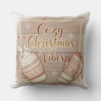 Cozy Christmas Vibes Decorative Pillow Kissen