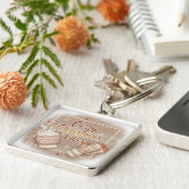 Cozy Christmas Vibes Decorative Pillow Schlüsselanhänger (Seite)