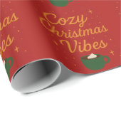 Cozy Christmas Vibes Geschenkpapier (Rolleneckpunkt)