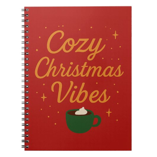 Cozy Christmas Vibes Notizblock (Vorderseite)