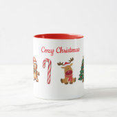 Cozy Christmas – Warm & Festive Holiday Design Tasse (Zentrum)