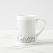 Cozy Christmas Winter Homes Porzellantasse (Rechts)