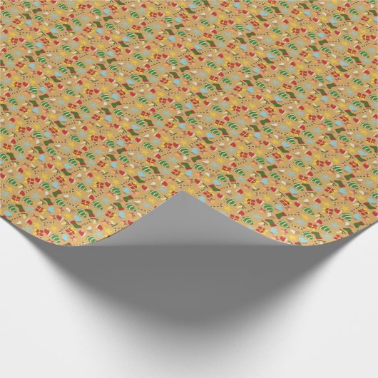 Cozy Christmas Wrapping Paper Geschenkpapier (Ecke)