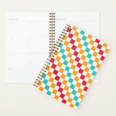 Cozy classroom diagonal checkerboard pattern planer (Anzeige)