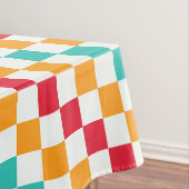 Cozy classroom diagonal checkerboard pattern tischdecke (Beispiel)