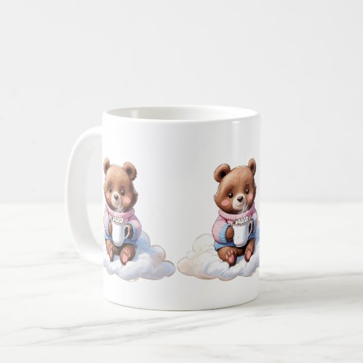 Cozy Cloud Bear Kaffeetasse (Vorderseite Links)