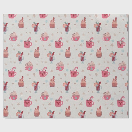 Cozy Cocoa Geschenkpapier (Flach)