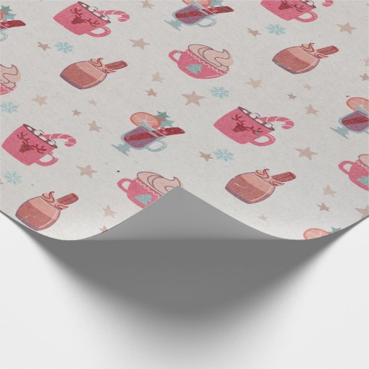 Cozy Cocoa Geschenkpapier (Ecke)