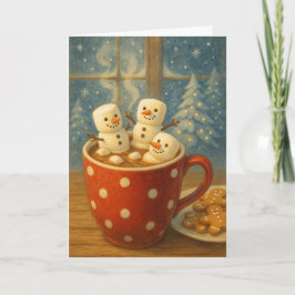 Cozy Cocoa Snowmen Karte