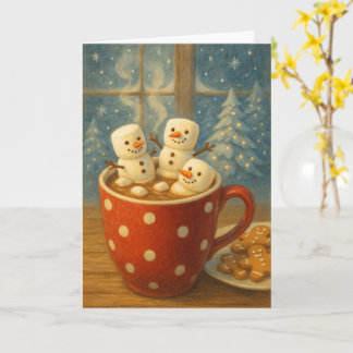 Cozy Cocoa Snowmen Karte