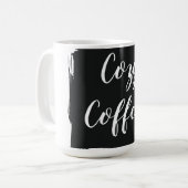 Cozy Coffee Birthday Gift Classic Ceramic Mug Kaffeetasse (Vorderseite Links)