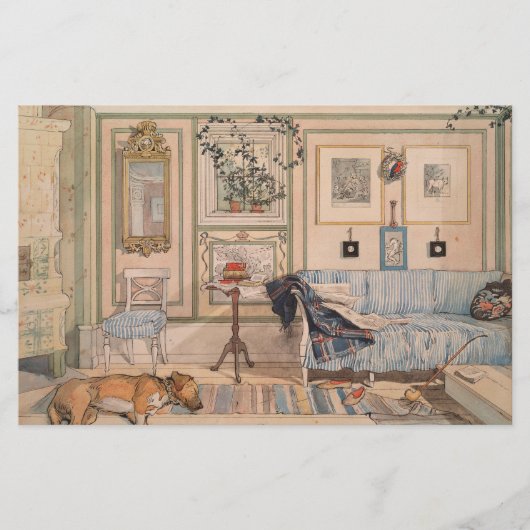 Cozy Corner (von Carl Larsson) Briefpapier (Vorderseite)