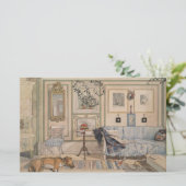 Cozy Corner (von Carl Larsson) Briefpapier (Stehend Vorderseite)