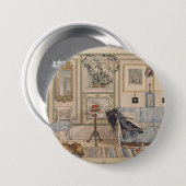 Cozy Corner (von Carl Larsson) Button (Vorne & Hinten)