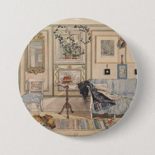 Cozy Corner (von Carl Larsson) Button