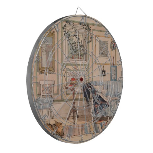 Cozy Corner (von Carl Larsson) Dartscheibe (Vorderseite Links)