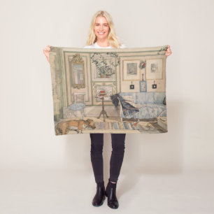 Cozy Corner (von Carl Larsson) Fleecedecke