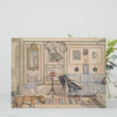 Cozy Corner (von Carl Larsson) Karte (Stehend Vorderseite)