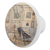 Cozy Corner (von Carl Larsson) Keramikknauf (Rechts)