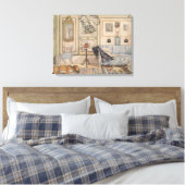 Cozy Corner (von Carl Larsson) Leinwanddruck (Insitu (Schlafzimmer))