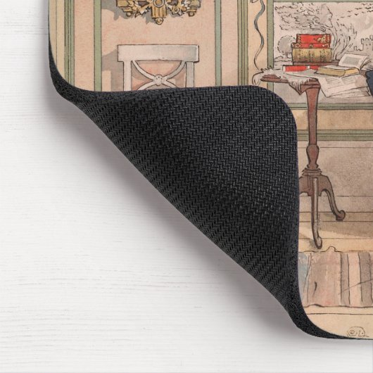 Cozy Corner (von Carl Larsson) Mousepad (Ecke)