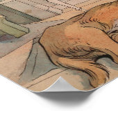 Cozy Corner (von Carl Larsson) Poster (Ecke)