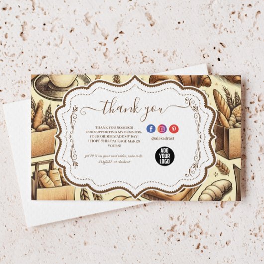 Cozy Cottage Baking Dankeskarte