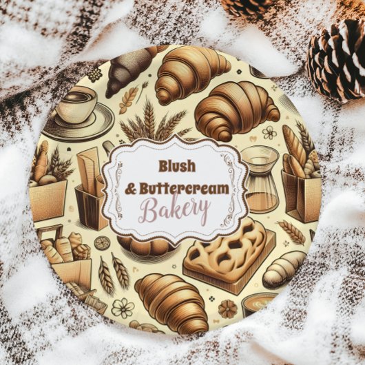 Cozy Cottage Baking Pappteller