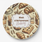 Cozy Cottage Baking Pappteller (Vorderseite)