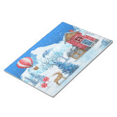 Cozy Cottage In Winter Wonderland Notizblock (angewinkelt)