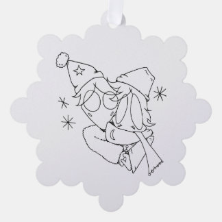 Cozy Couple Ornament Karte