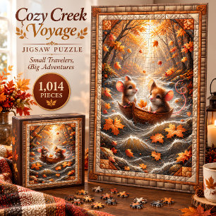 Cozy Creek Voyage Mäuse 1.014-Teile-Puzzle Puzzle