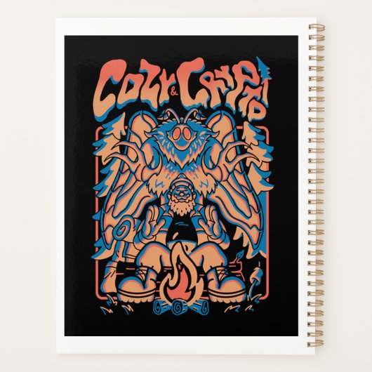 Cozy & Cryptid Planer (Rückseite)