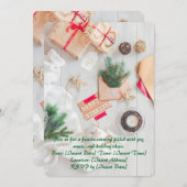 Cozy December Einladung (Vorne/Hinten)