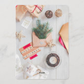 Cozy December Einladung (Rückseite)