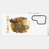 Cozy Dog Mom Bonding Moment With Her Companion Samsung Galaxy Hülle (Rückseite (Horizontal))