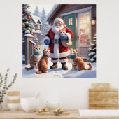 Cozy Doorstep Greeting Poster (Küche)
