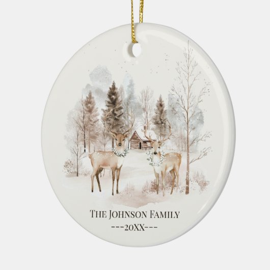 Cozy Elegant Family Christmas Ornament (Links)