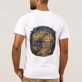 Cozy Enchanted Autumn Forest Cottage T-Shirt (Rückseite)