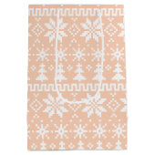 Cozy Fair Isle Mittlere Geschenktüte (Rückseite)