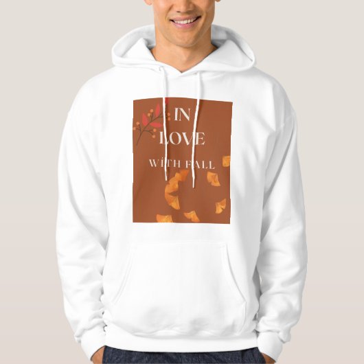 Cozy Fall Hoodie | In Love With Fall Design (Vorderseite)
