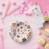 Cozy Fall Icons & Harvest Whimsy Pappteller (Party)